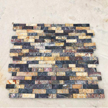 Green Natural Slate Mixed Color Brick